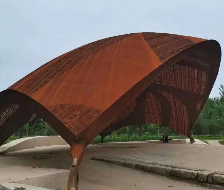 池州耐候钢幕墙案例